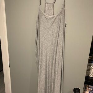 Beyond Yoga Light Gray Space dye Sleep Dress